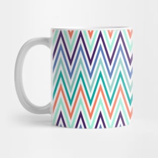 Blue & Orange Stripes Mug